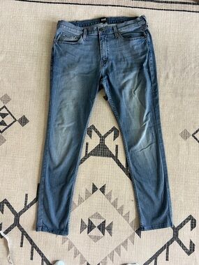 PAIGE Men's Slim Blue Washed Jeans